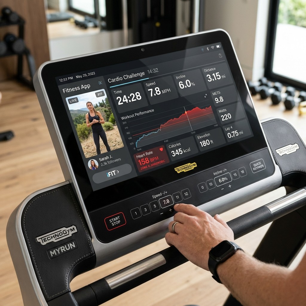 XG-V5 Treadmill Console View